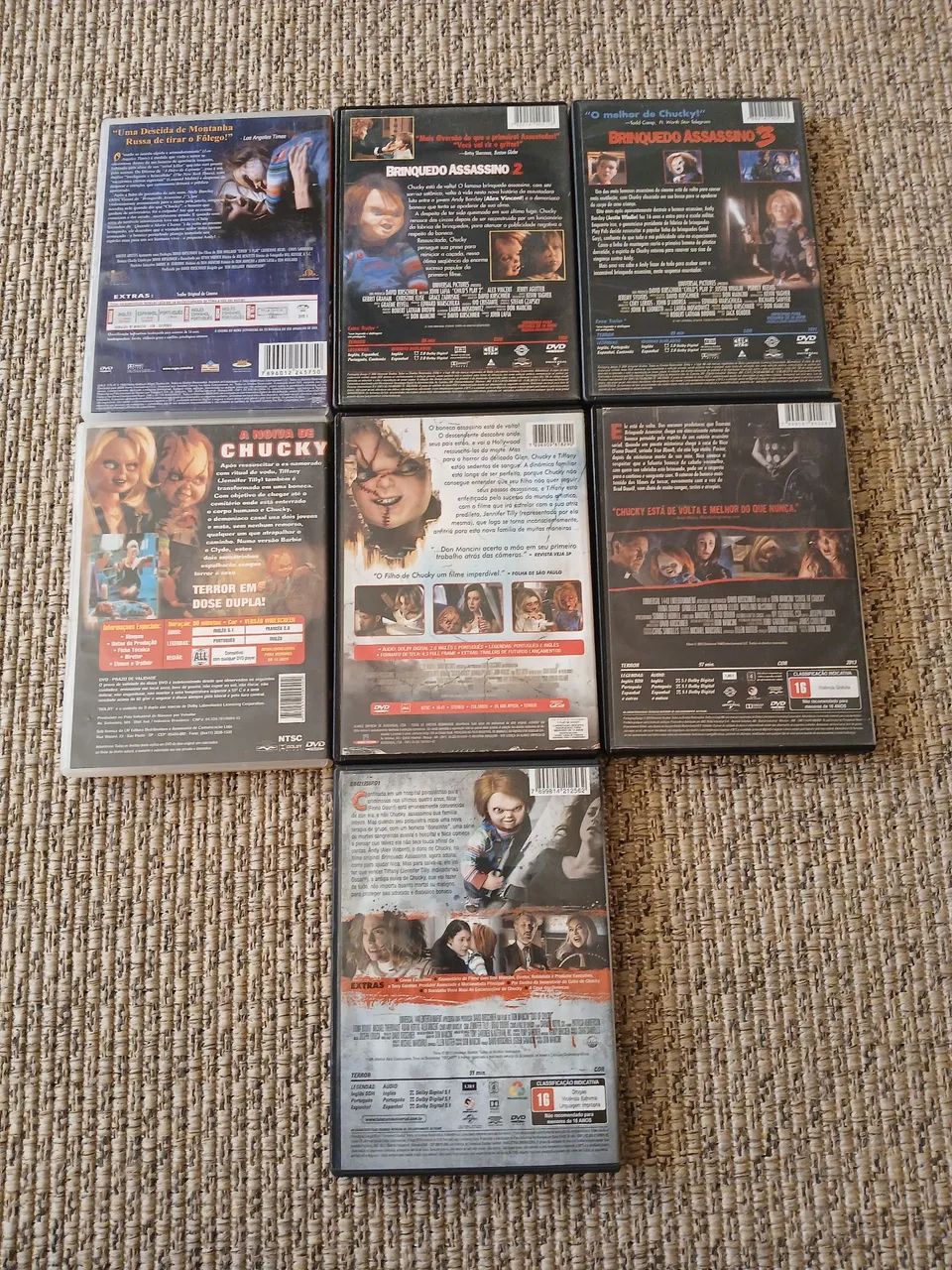 Coleção de DVDs Chucky - Brinquedo Assassino - Completa  - Original  - Foto 2