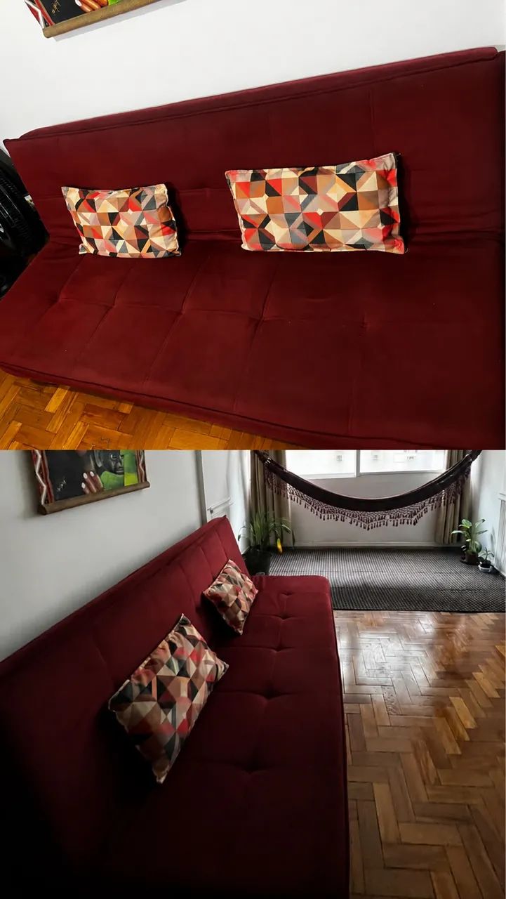 Sofá-cama 1,90x90cm 