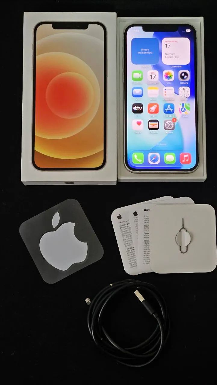 Iphone 12 branco perfeito!