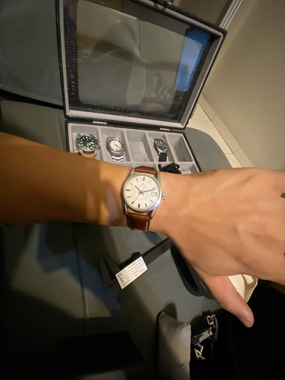 RELÓGIO EDOX AUTOMÁTICO ORIGINAL - Foto 4