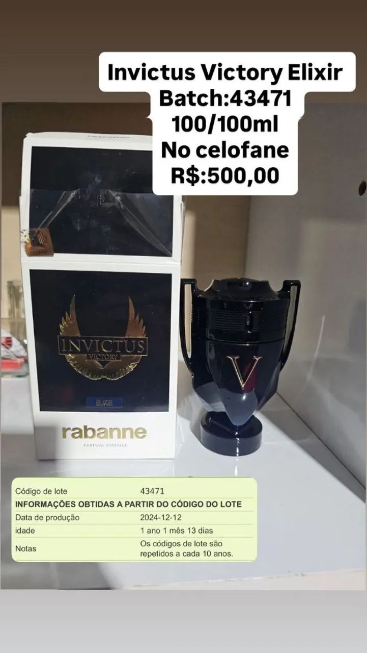 Perfume Invictus Victory Elixir 100ml