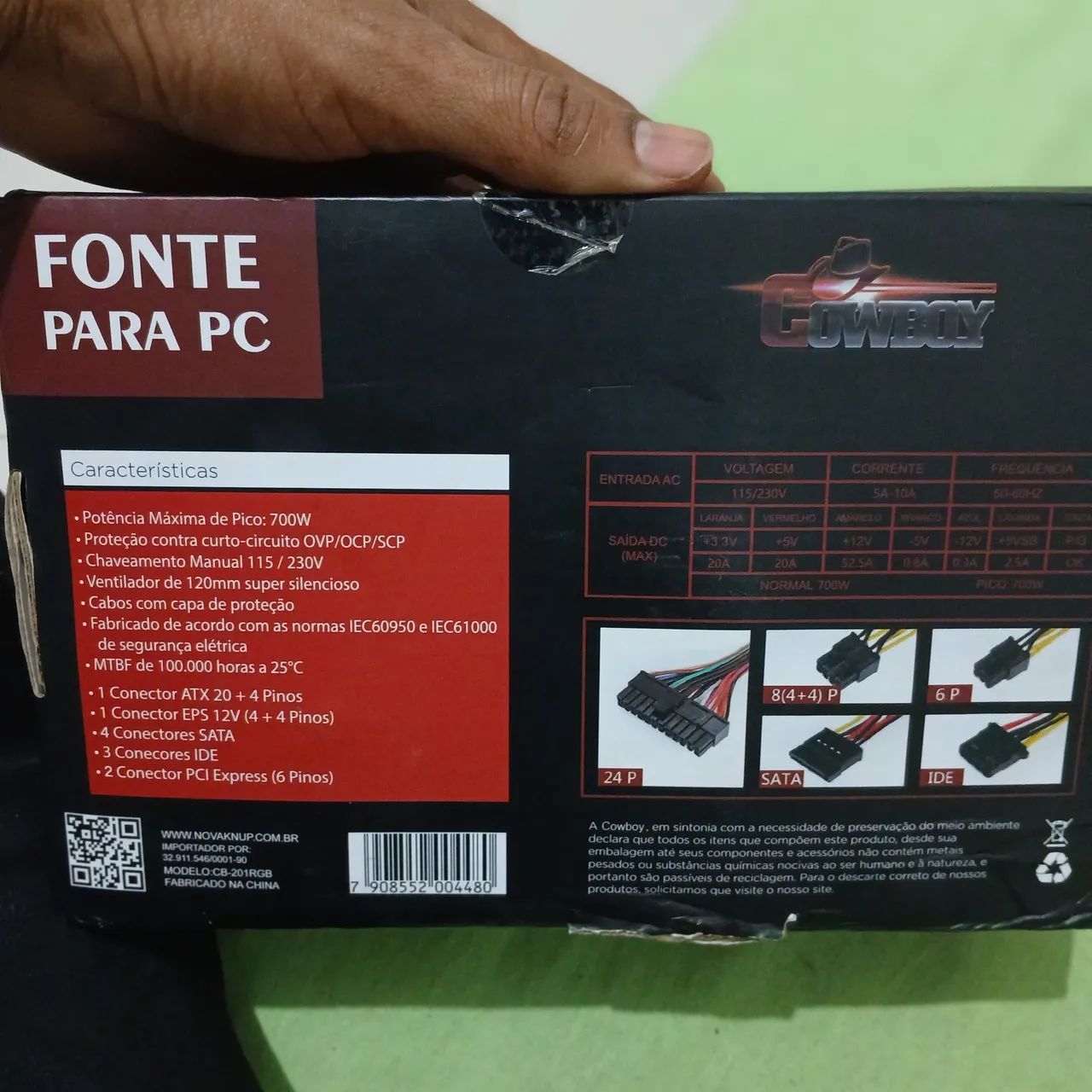 Fonte 700w pc - Foto 3