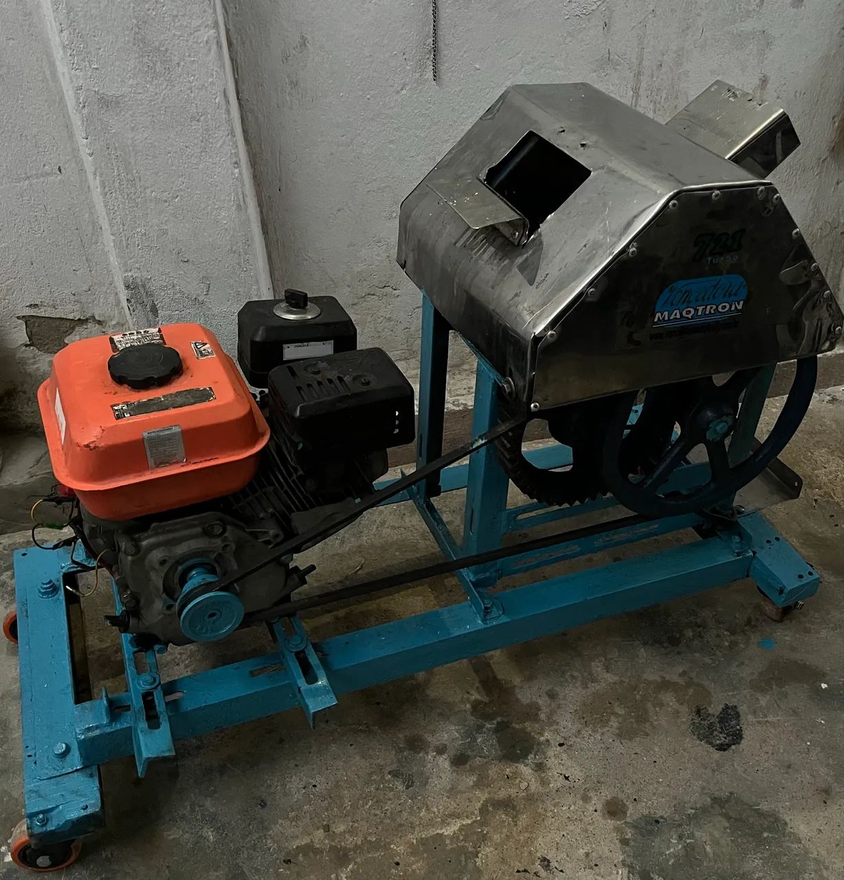 Engenho moedor cana de açúcar em inox  Modelo motorizado - Foto 2