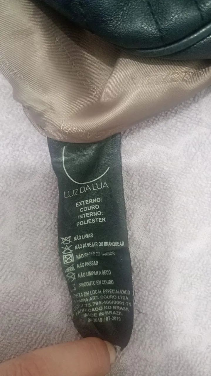 Bolsa de couro luz da lua original  - Foto 4