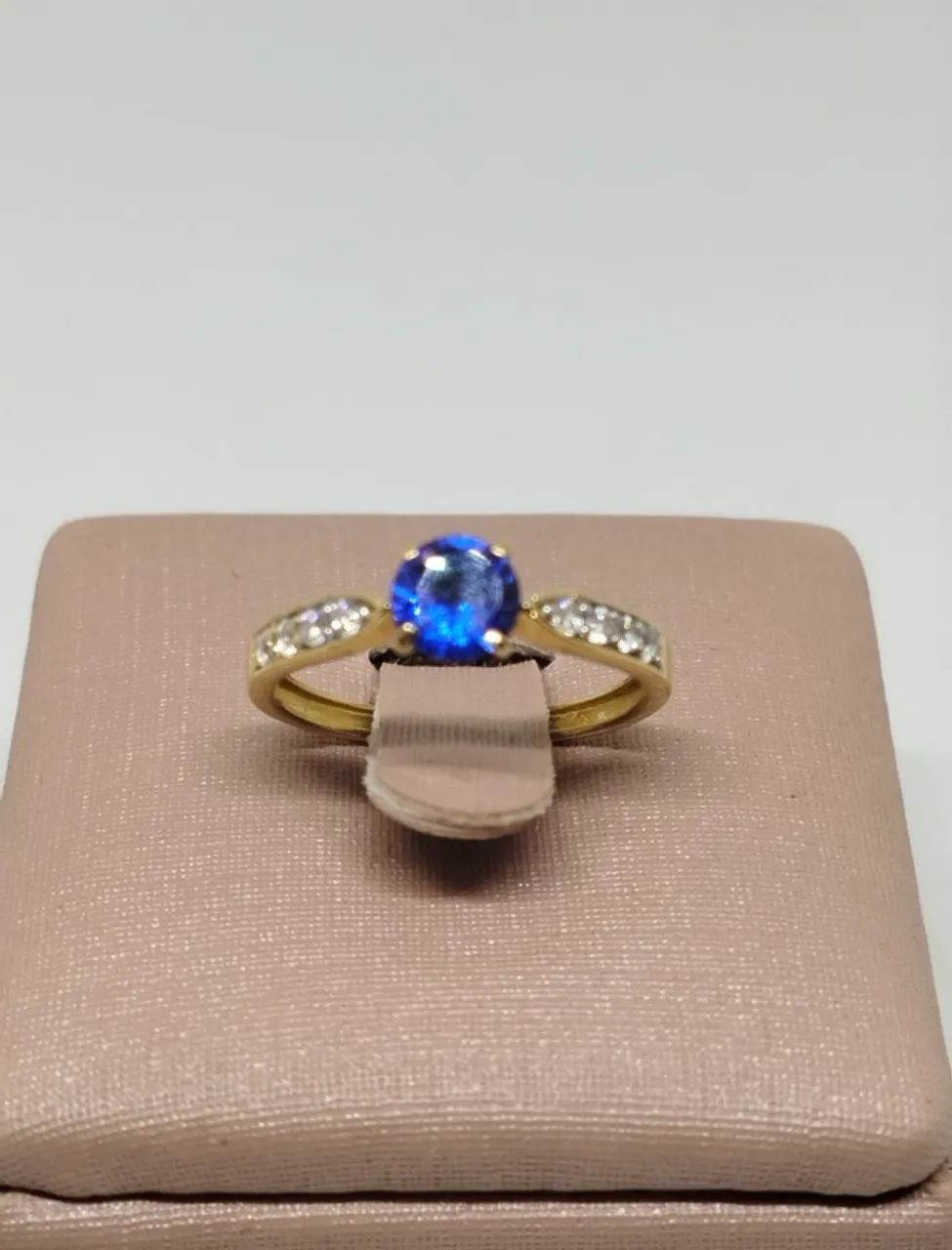 Anel ouro 18k - zirconias -  aro 11 - Foto 2