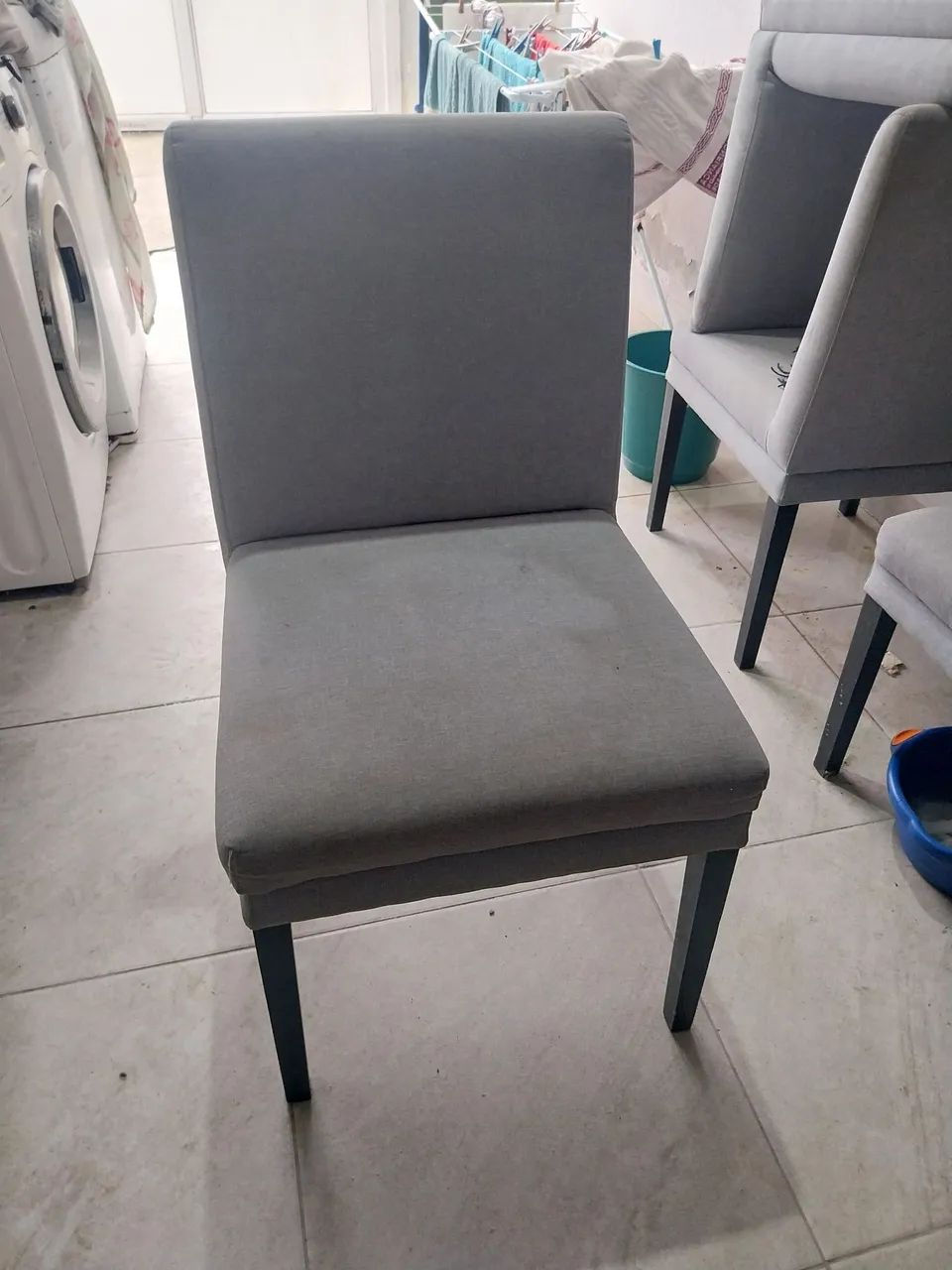 Cadeiras estofadas, 4 unidades  - Foto 4