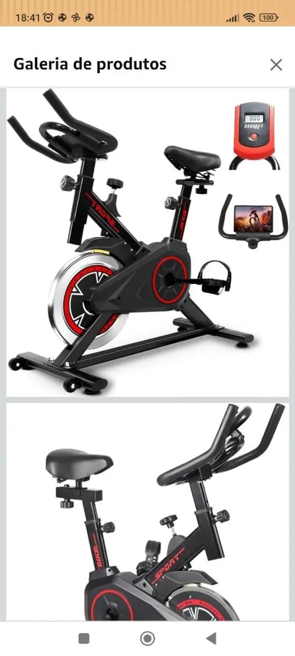 Bicicleta ergométrica Spinning