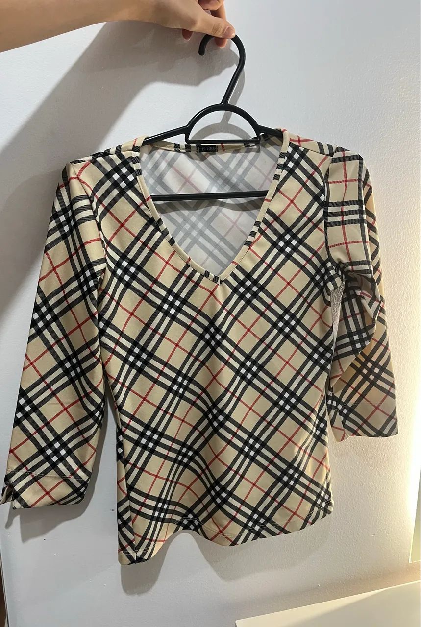 Blusa xadrez 