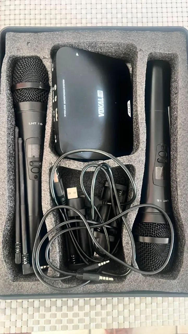 Conjunto de microfones profissional  - Foto 2