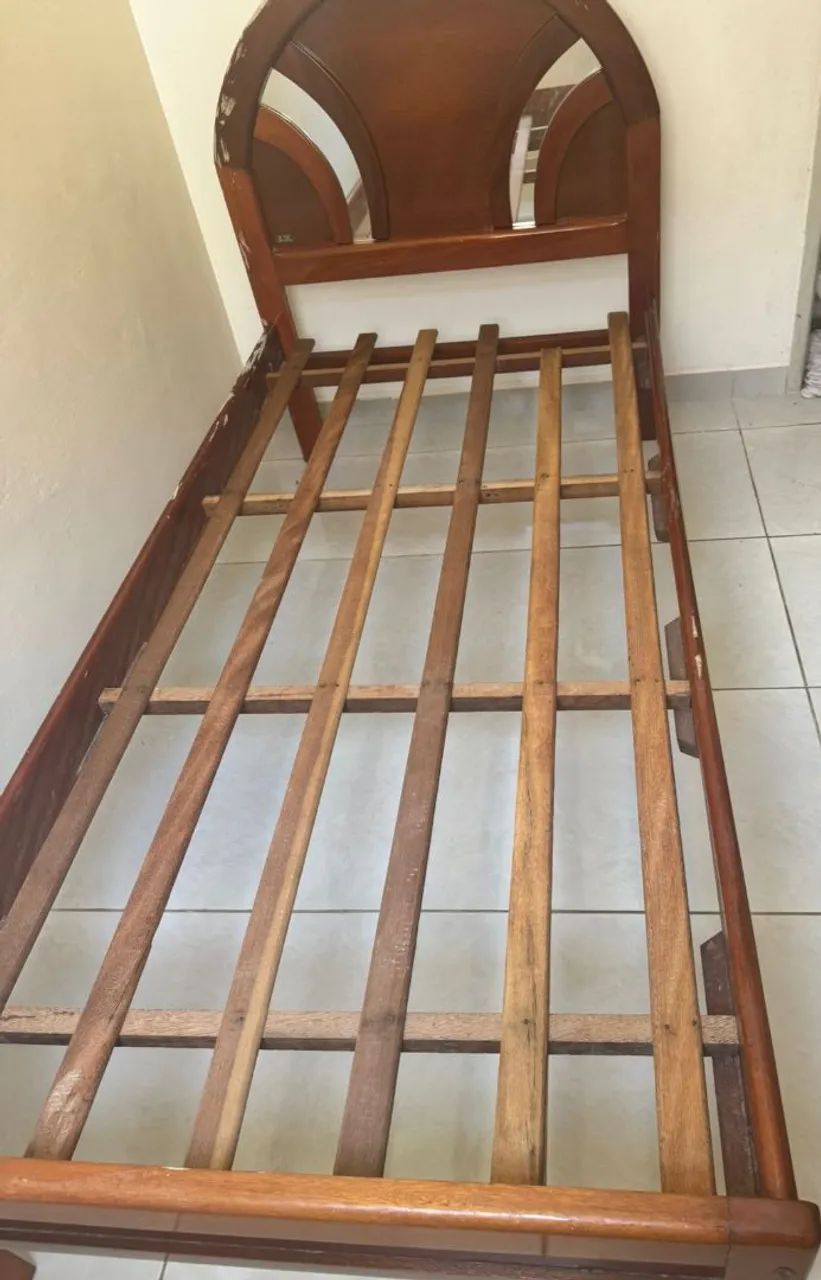 Cama de madeira - Solteiro  - Foto 2