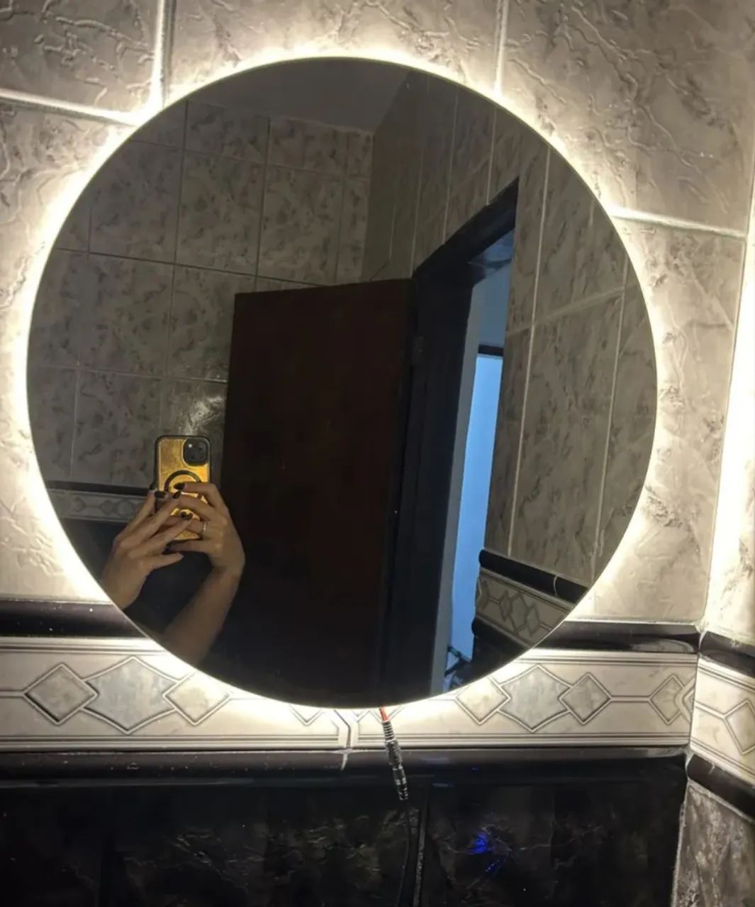 espelho com led