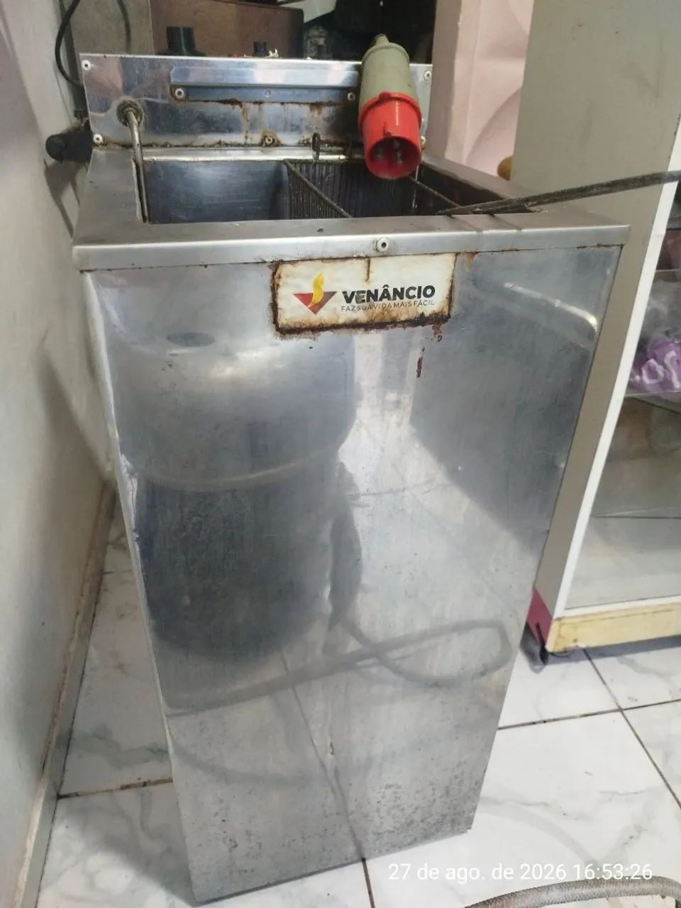 Fritadeira Venâncio profissional água e óleo 23l - Foto 4