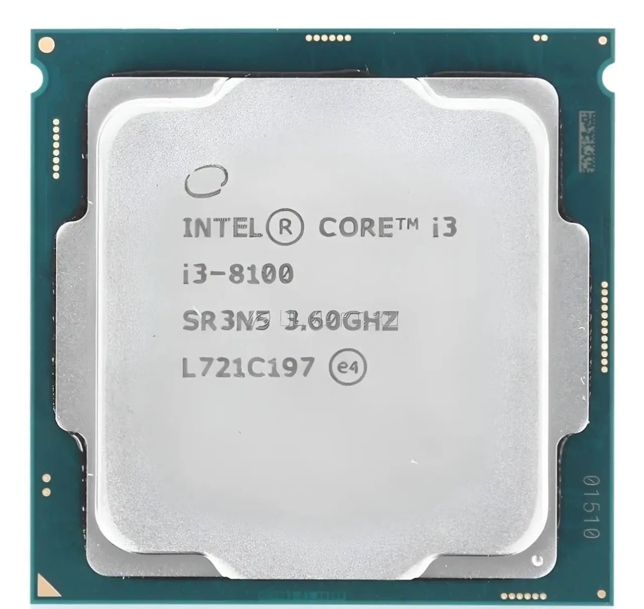 Processador Intel i3 8 geração de pc.