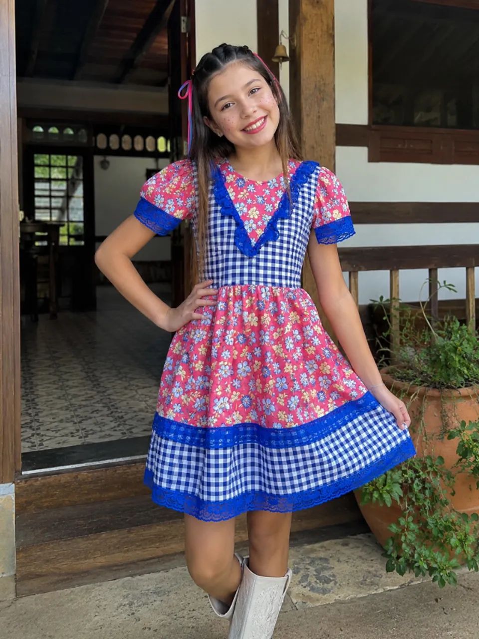 Vestido Caipira Infantil - Foto 3