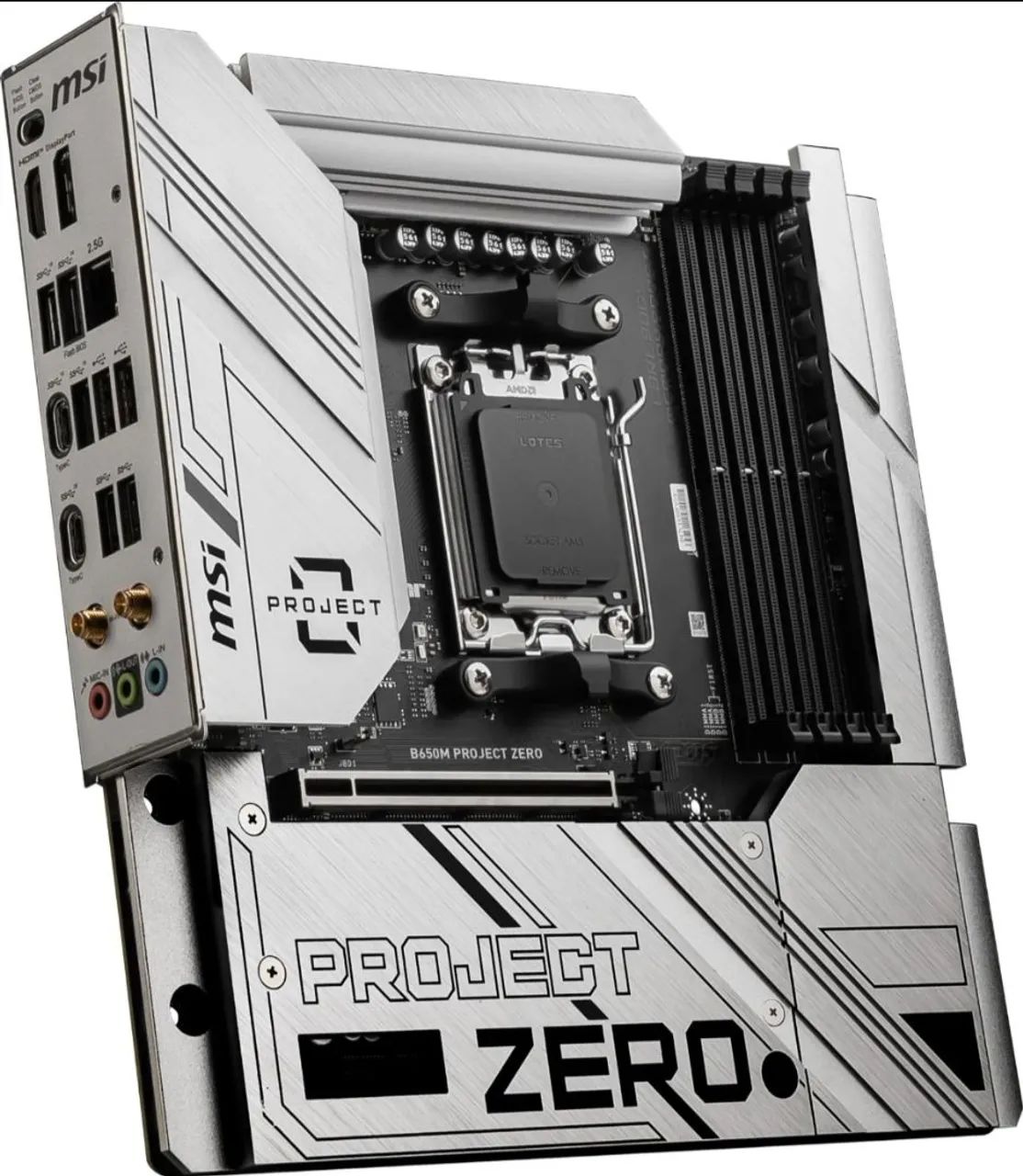 Placa Mãe Msi B650m Project Zero - Foto 4