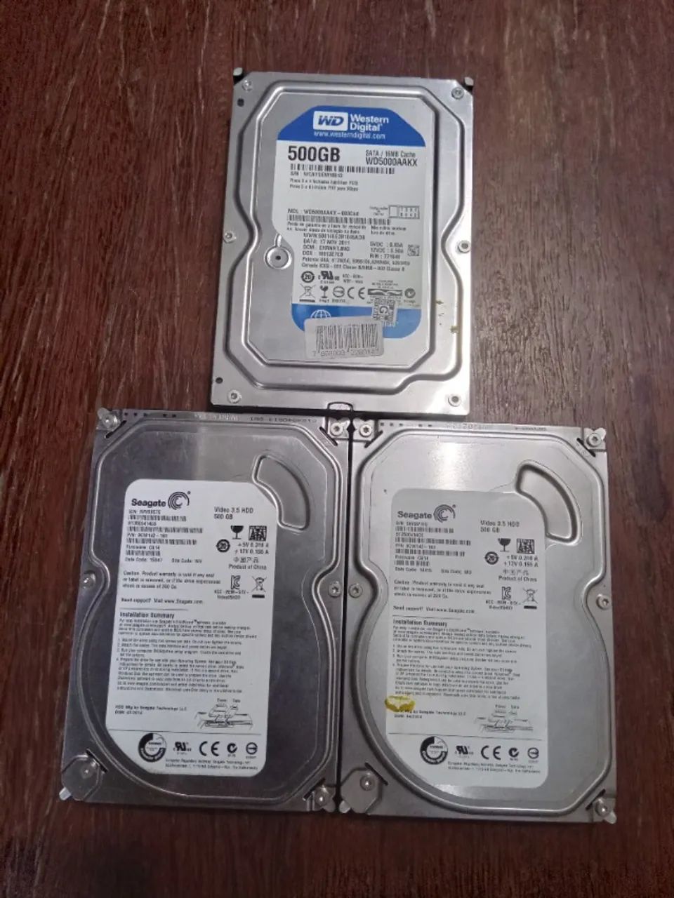 3 HDs - 500GB - Armazenamento - Campo Grande, Rio de Janeiro