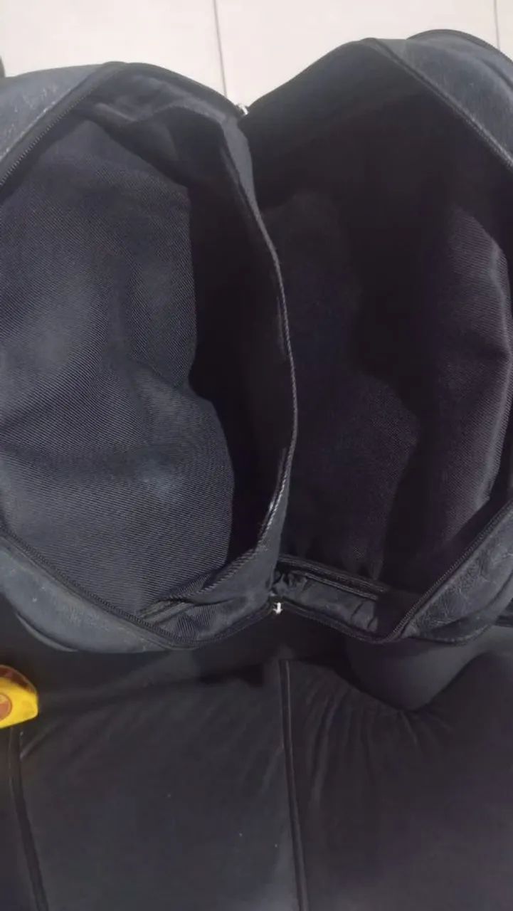 Mochila de couro legítimo  - Foto 2