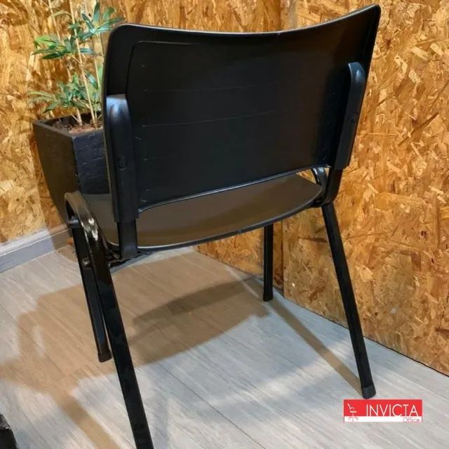 PROMOÇÃO  CADEIRA FIXA NEW ISO EMPILHÁVEL PARA ESCRITÓRIO/HOME OFFICE/RECEPÇÃO - Foto 3