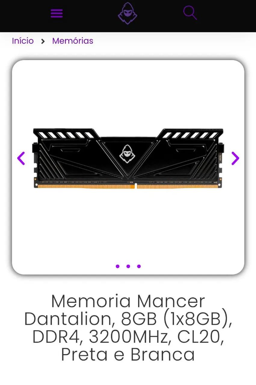 Memória Ram 8GB DDR4 Mancer Dantalion 3200Mhz - Foto 5