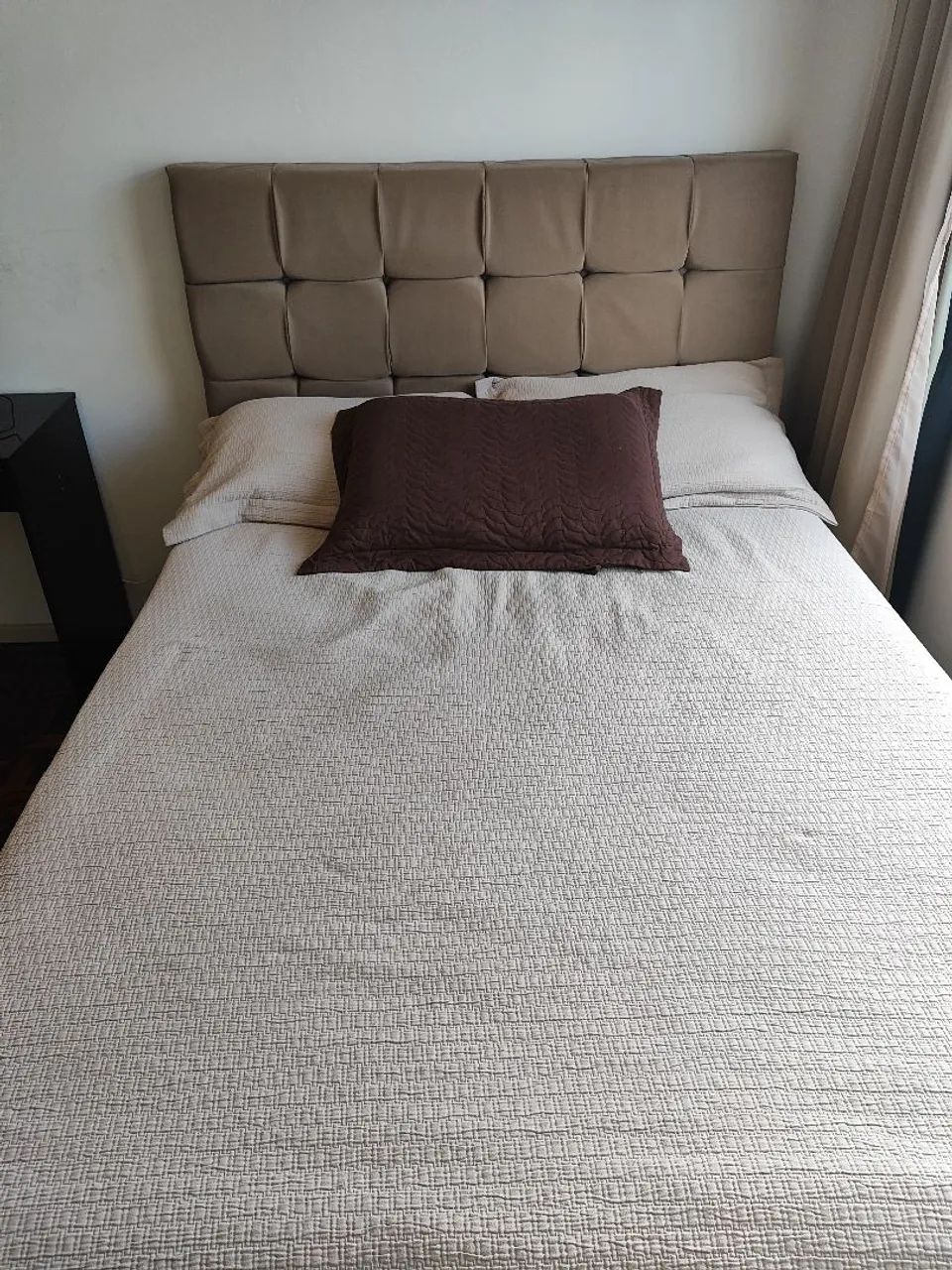 Conjunto Cama Ortobom + Colchão Molas Ensacadas + Cabeceira - Foto 5