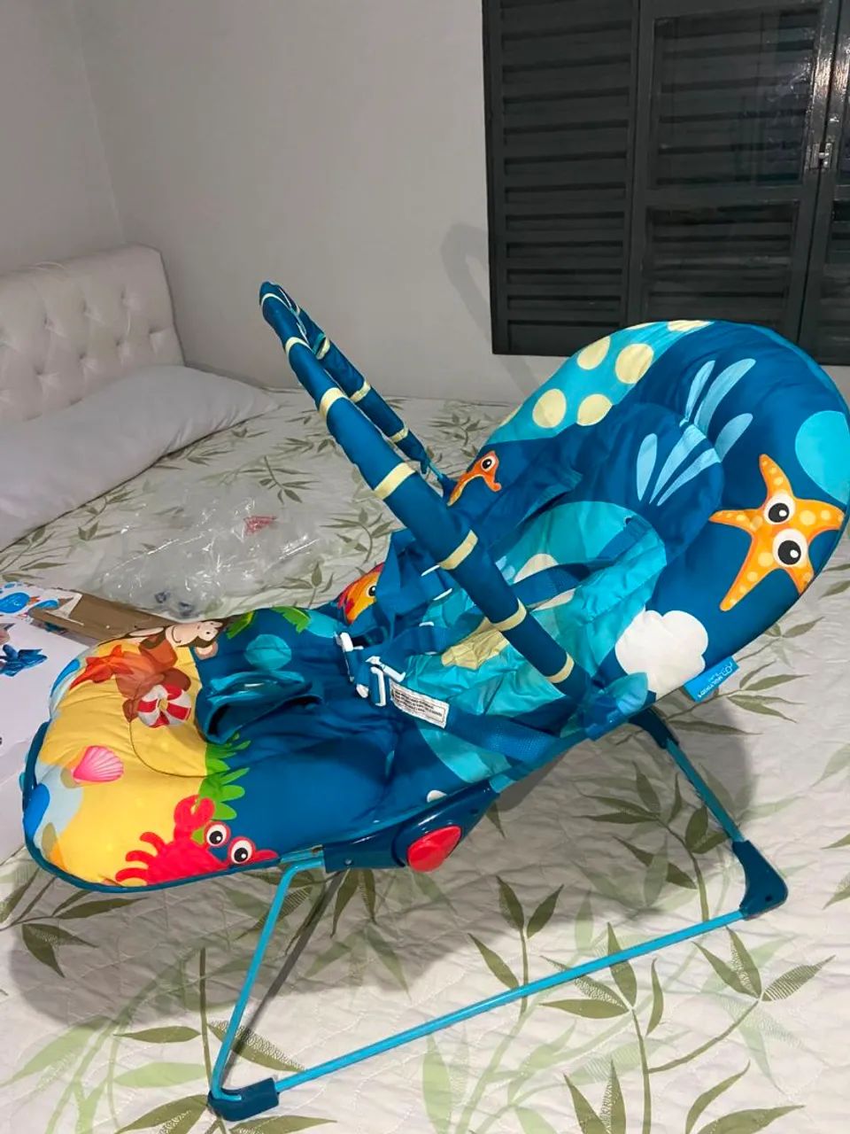 Cadeirinha de descanso bebê, Multikids que vibra 