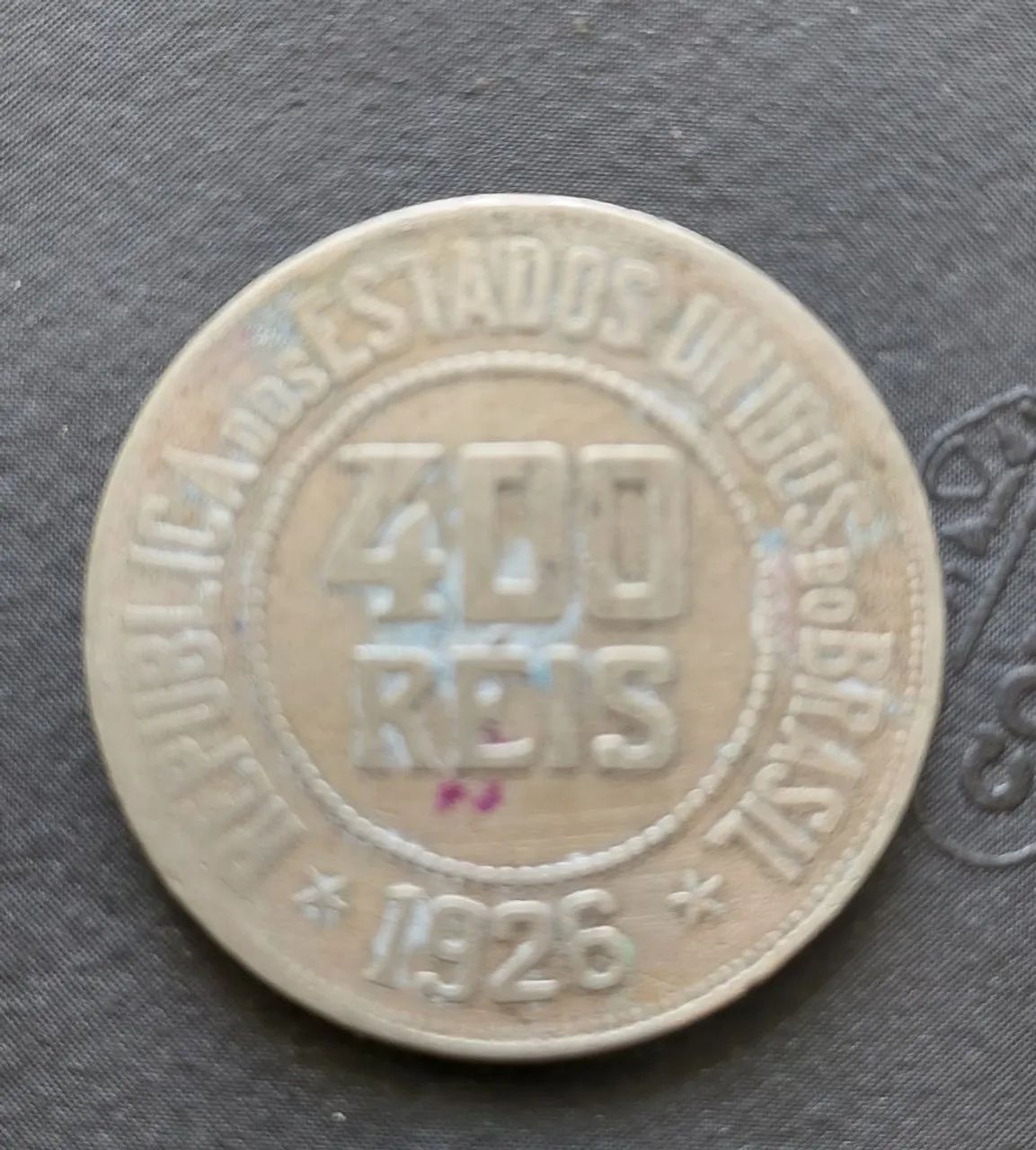 Moeda de 400 reis ( Edição de 1926 1918 e 1938)