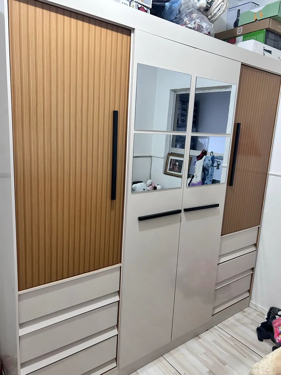 Guarda roupa de casal 2 metros - Foto 2
