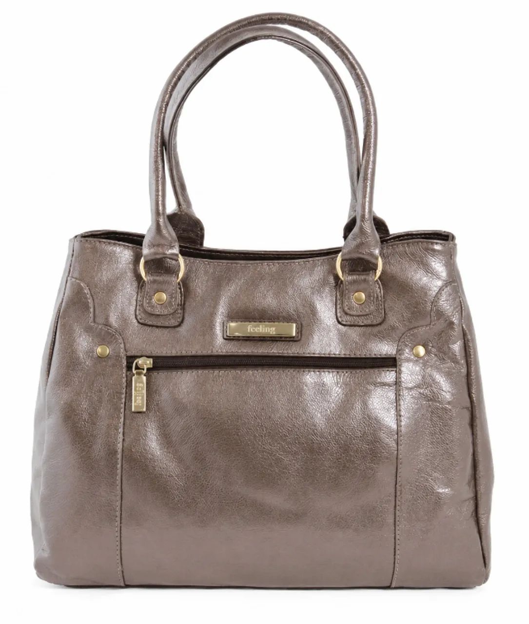 Bolsa de Couro Feeling Original - Nova R$370