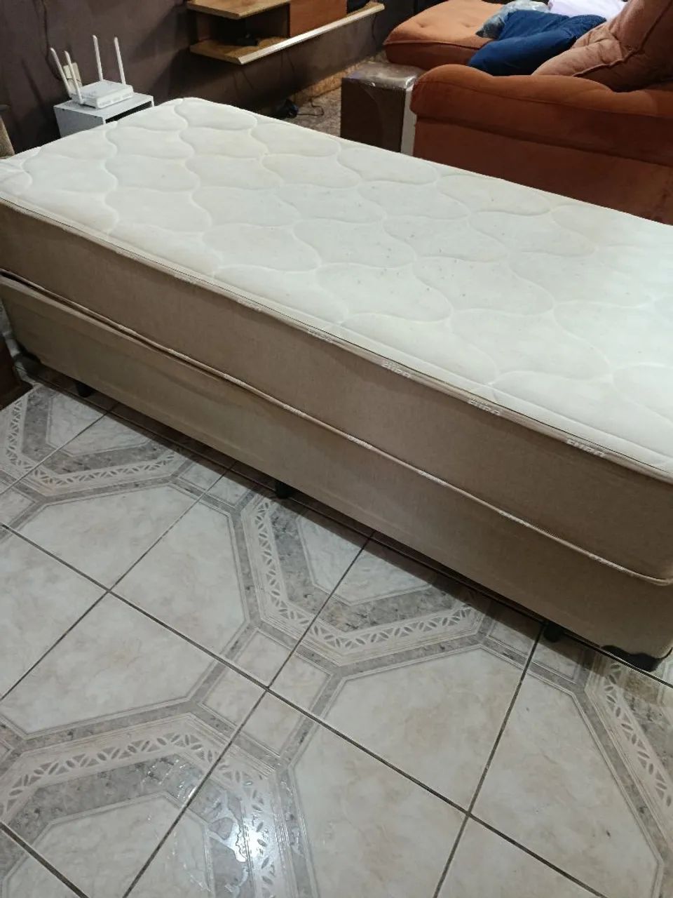 Cama box mas colchão  - Foto 2