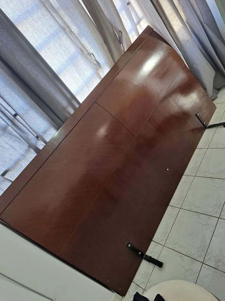 Cabeceira de cama tamanho Queen. Em madeira maciça.  - Foto 4