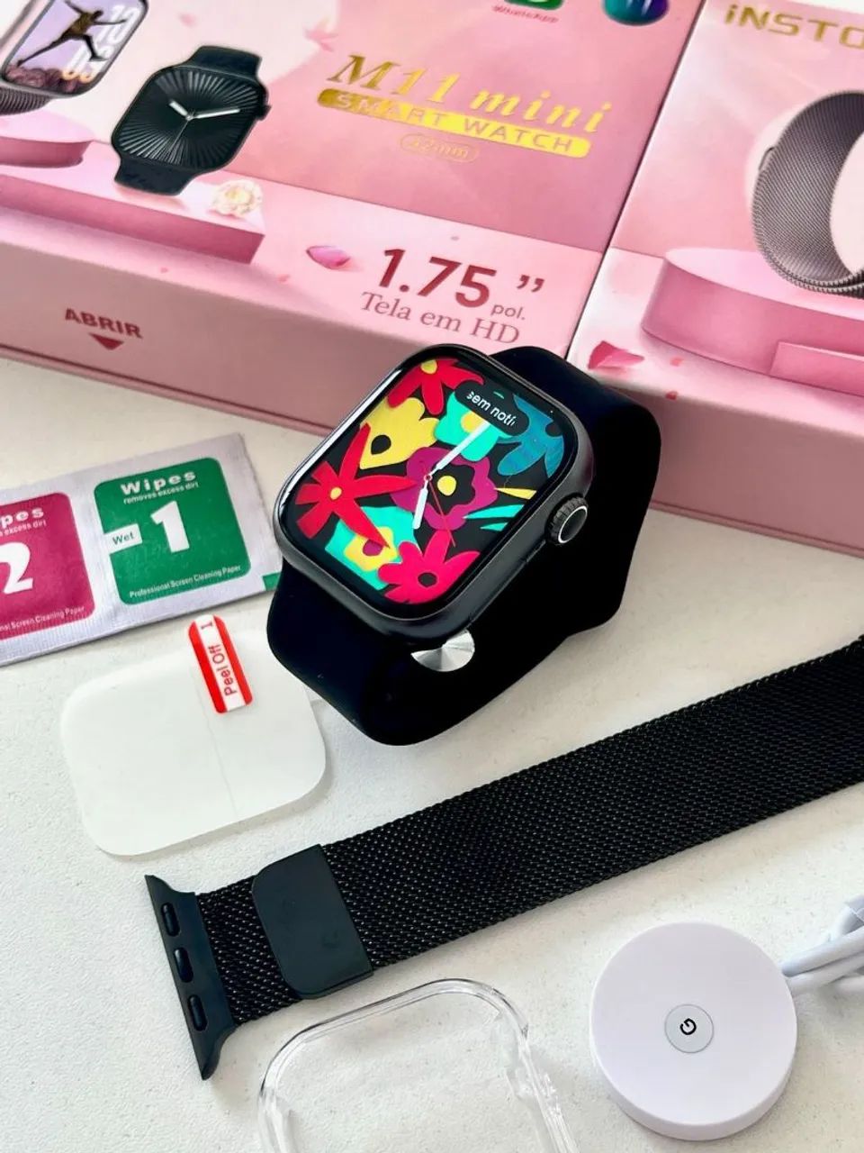 Relógio Smartwatch M11 mini 42M novos 