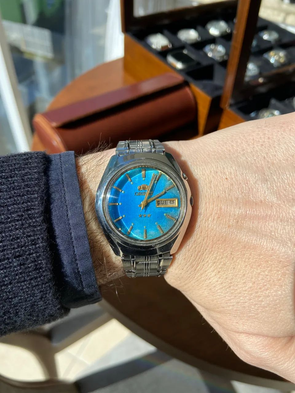 ORIENT TRÊS ESTRELAS AUTOMÁTICO VINTAGE - DÉCADA DE 70