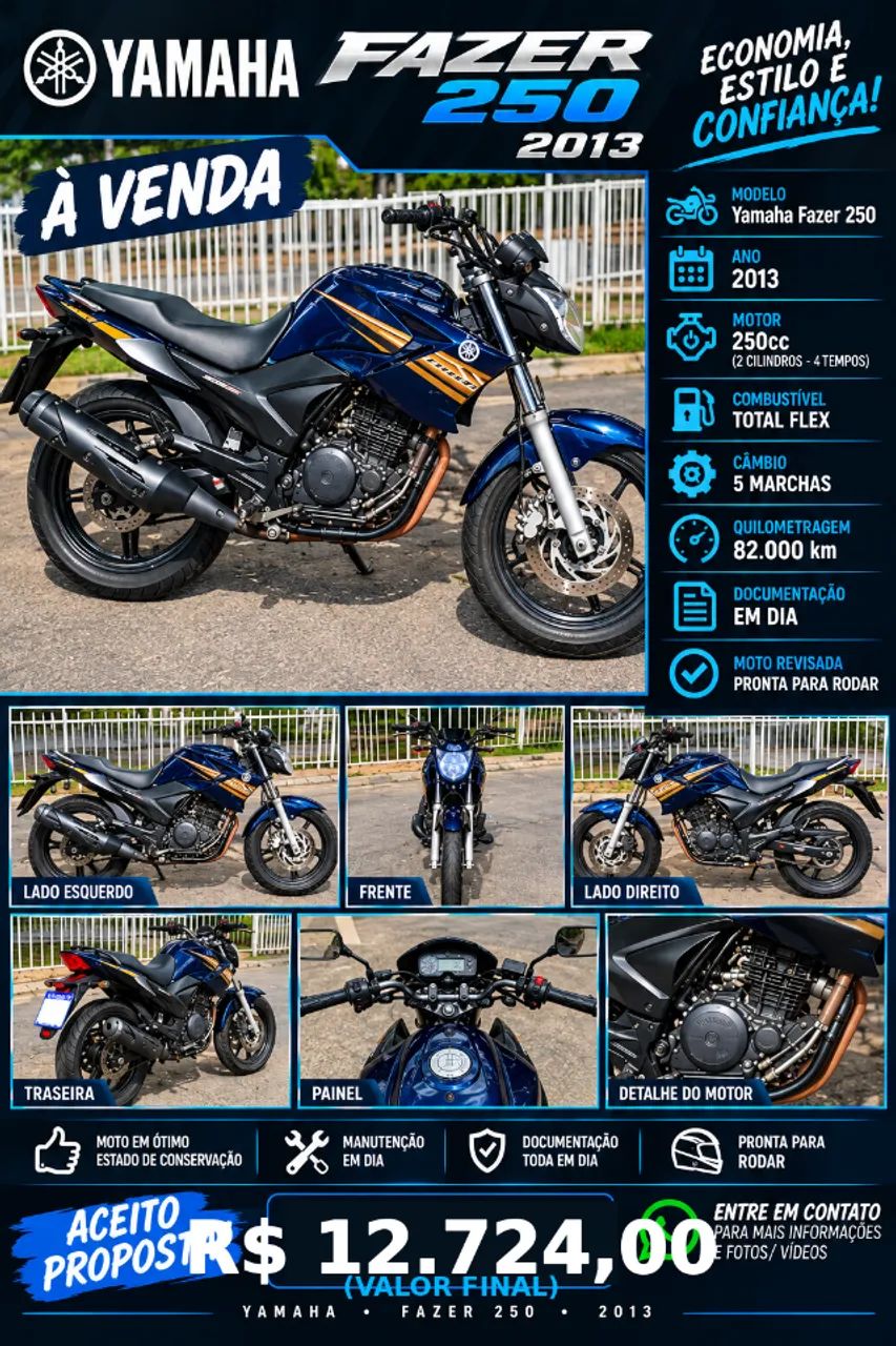 Fazer 250 2013 flex - Foto 2