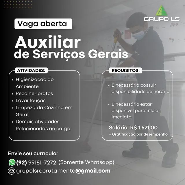 Auxiliar de Serviços Gerais