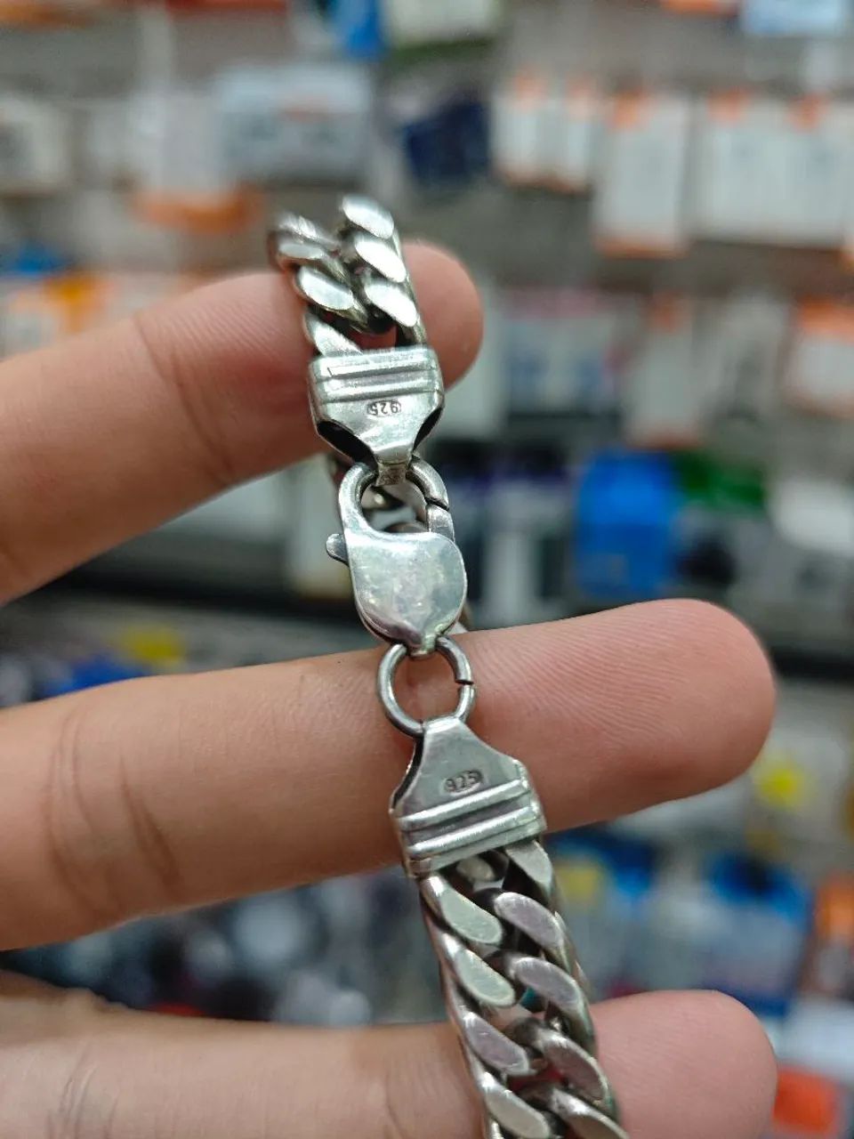 Pulseira de prata 925 maciça - Foto 2