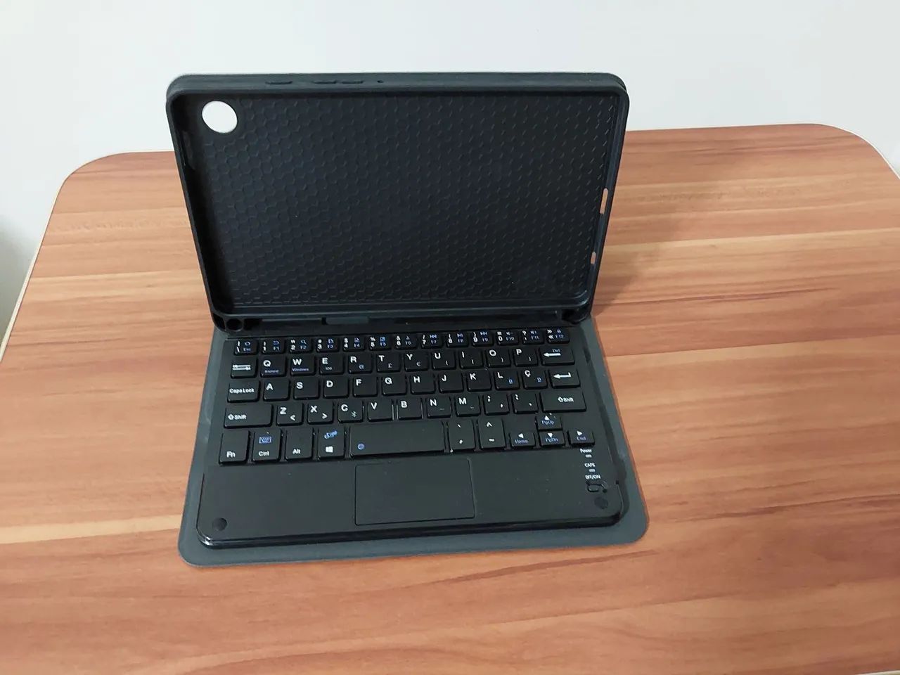 Capa para tablet samsung a9, 8,7" + mini teclado bluetooth - Foto 4
