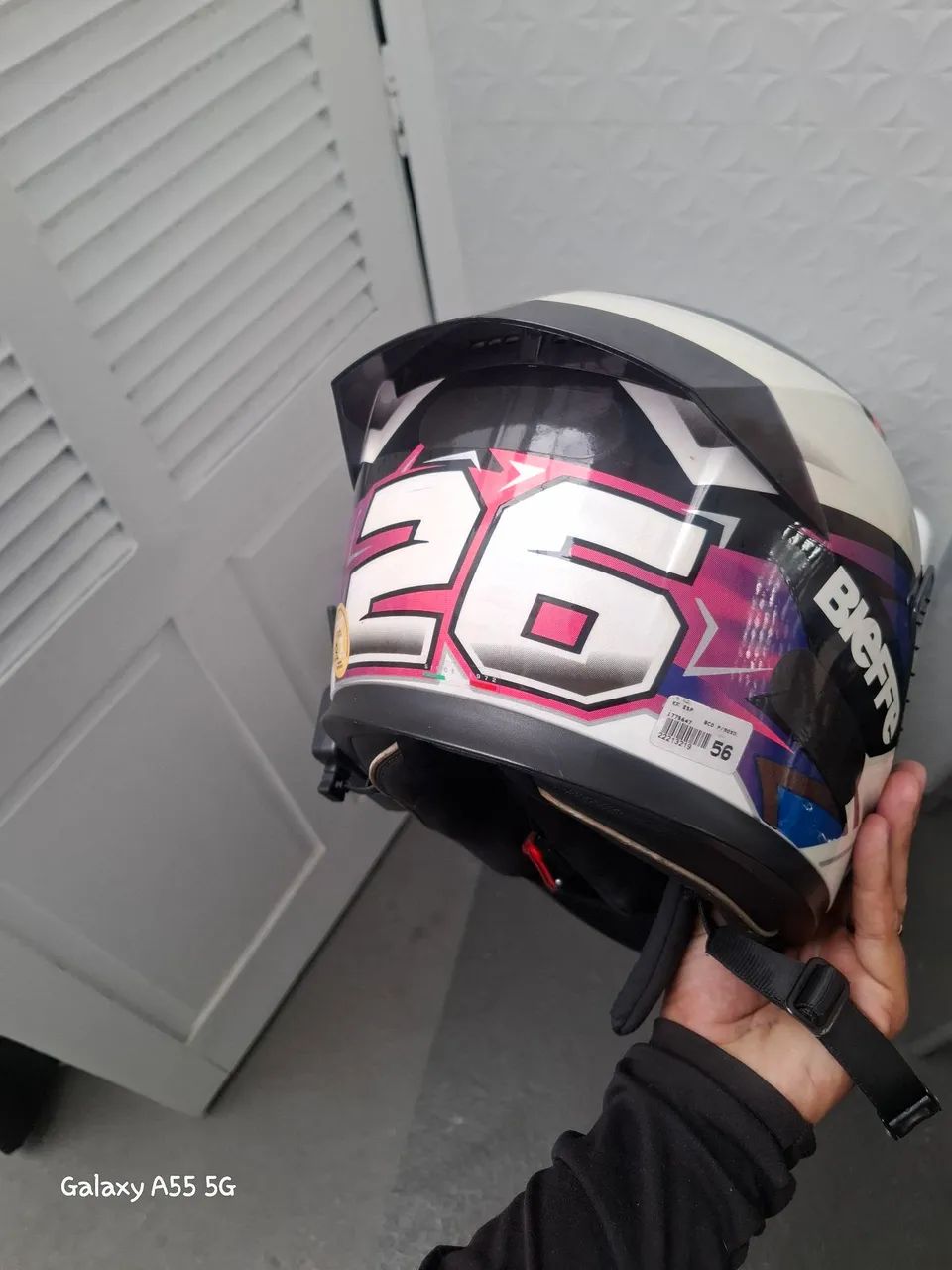 Vendo capacete bieffe n 56 - Foto 2