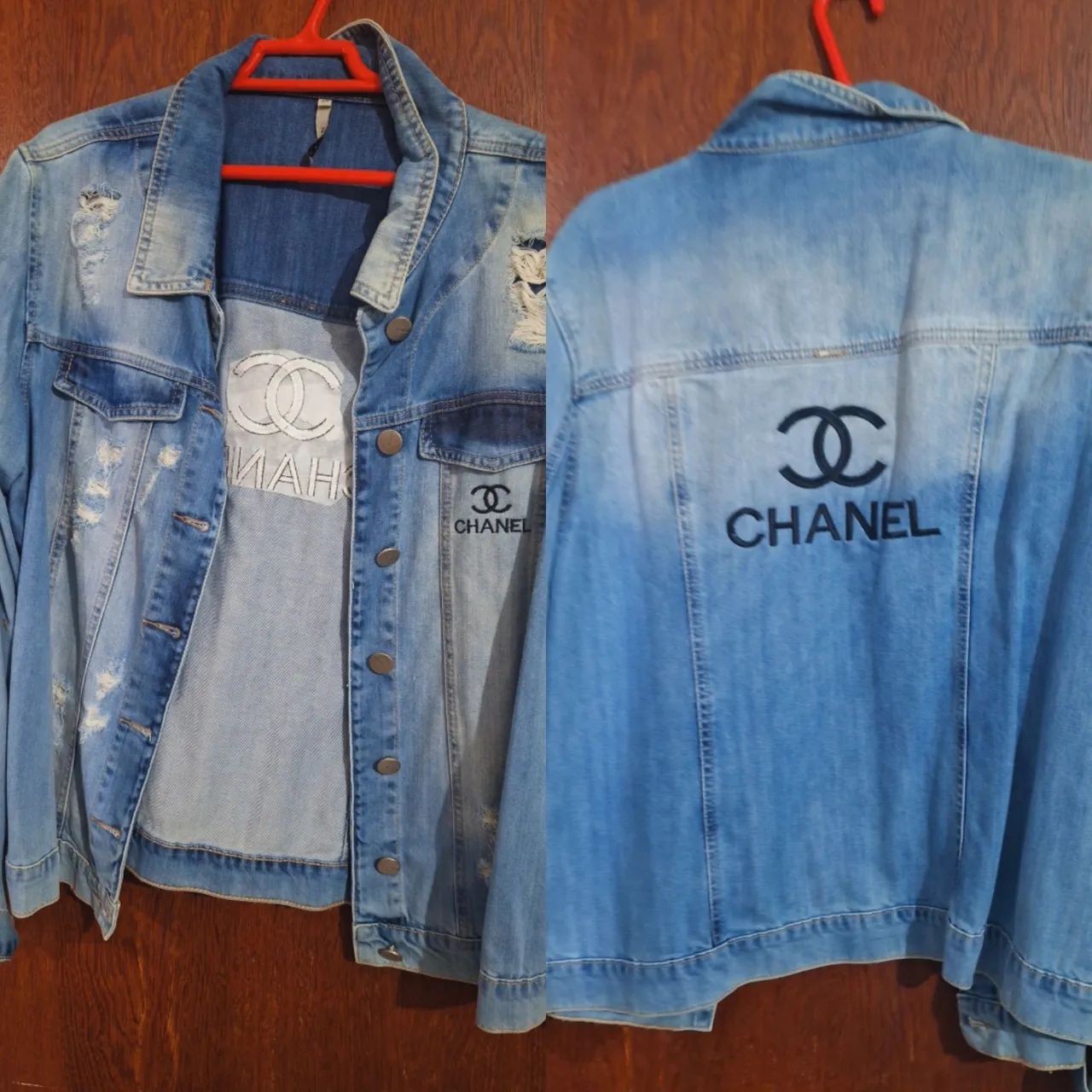 Jaquetas jeans estilosas vestem 40/42 - Foto 3