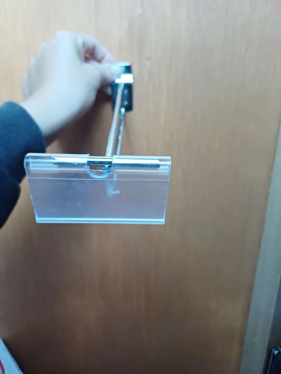 Kit gancho expositor com porta preço - Foto 3