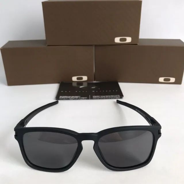 óculos de sol oakley latch squared venom lentes polarizadas - Foto 3