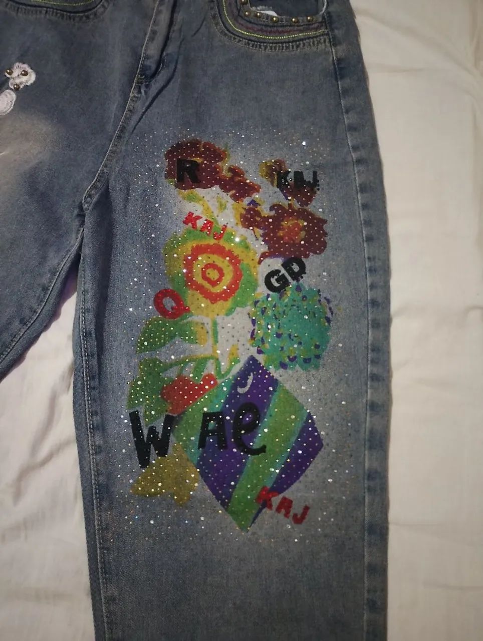 Calça Jeans Bordada  - Foto 3
