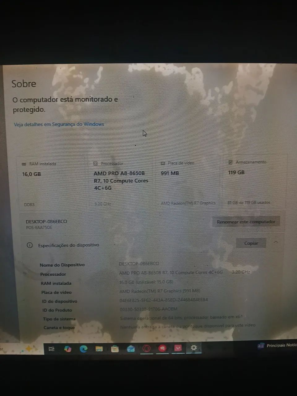 Vendo pc game de entrada - Foto 2