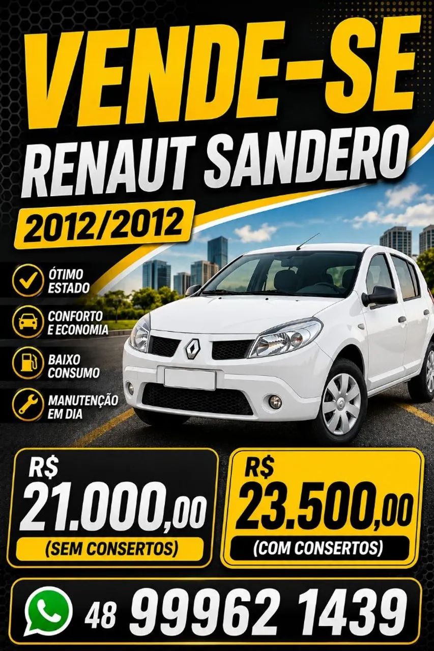 Renault Sandero Expression Hi-flex 1.6 8V 5P 2012