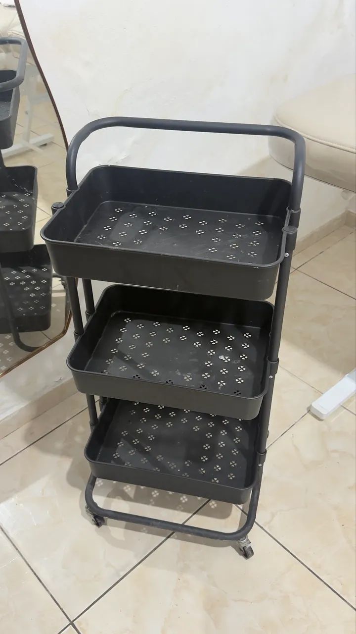 Carrinho auxiliar estética 