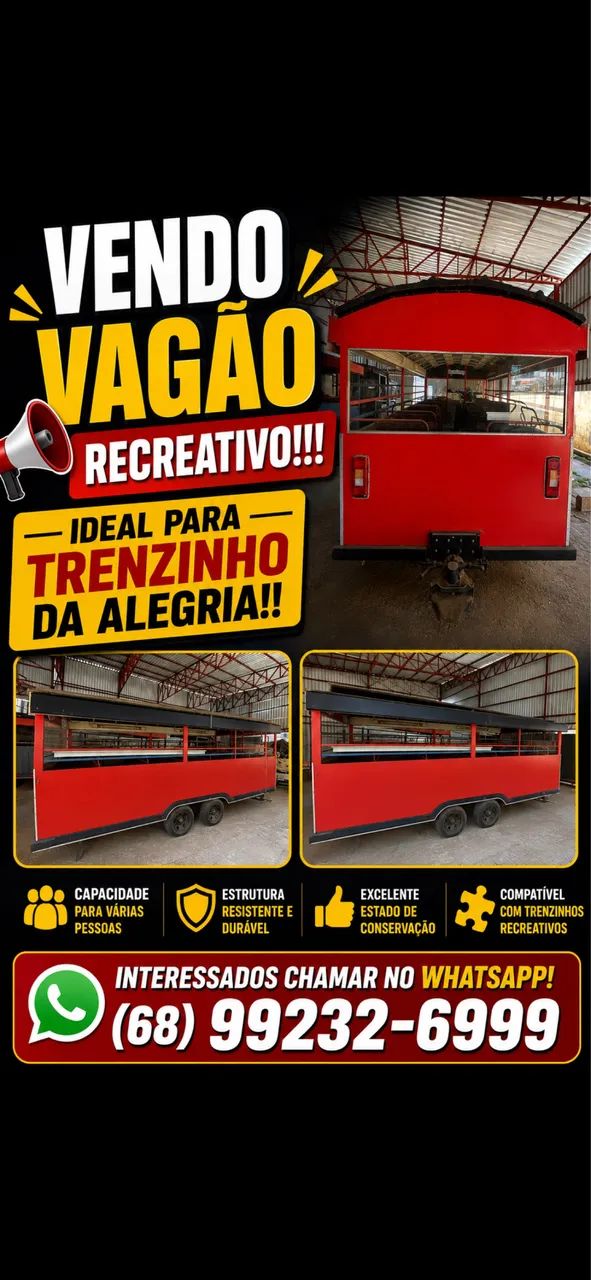 Vendo Carreta Recreativa 