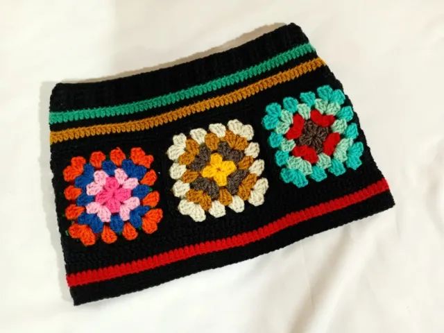 Minissaia em lã colorida + Polainas - Foto 4