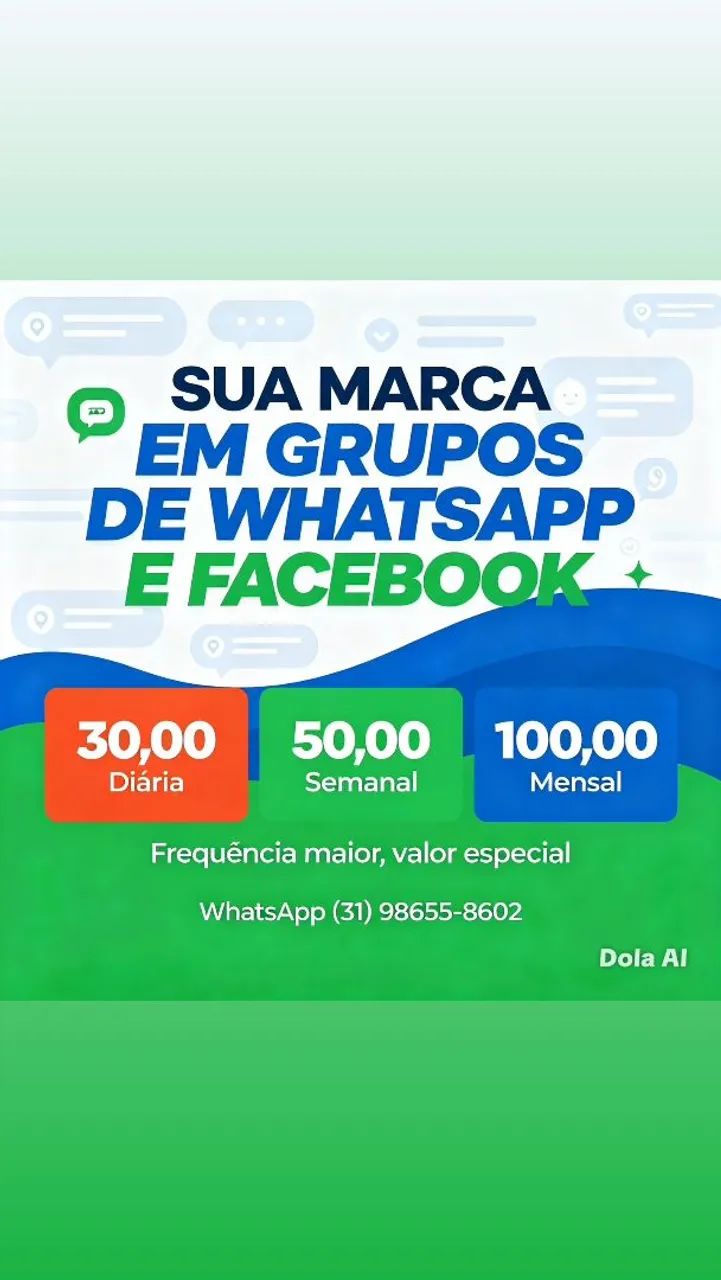 Divulgação em promoção 