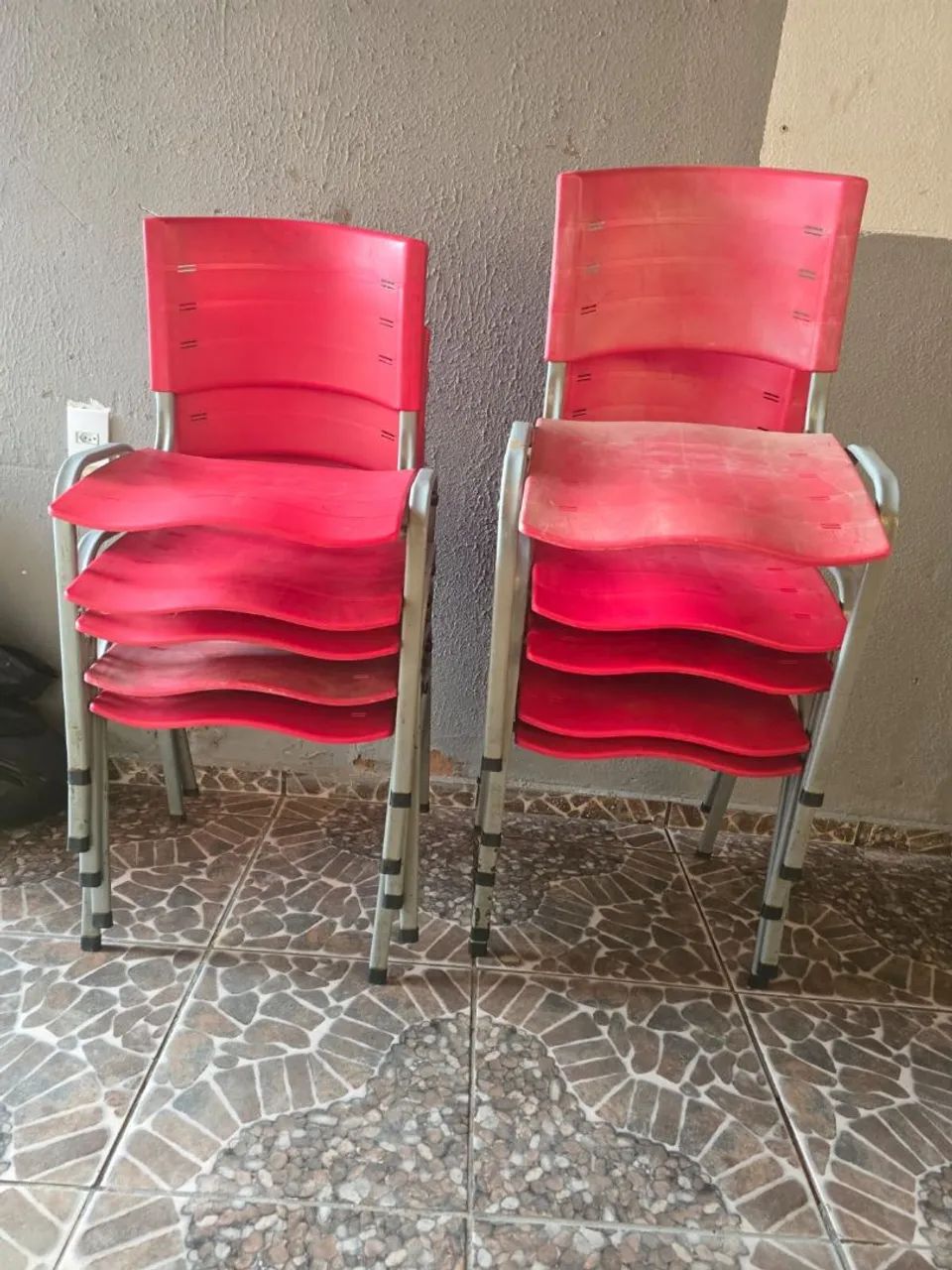 Mesa de vidro + 10 cadeiras - Foto 3