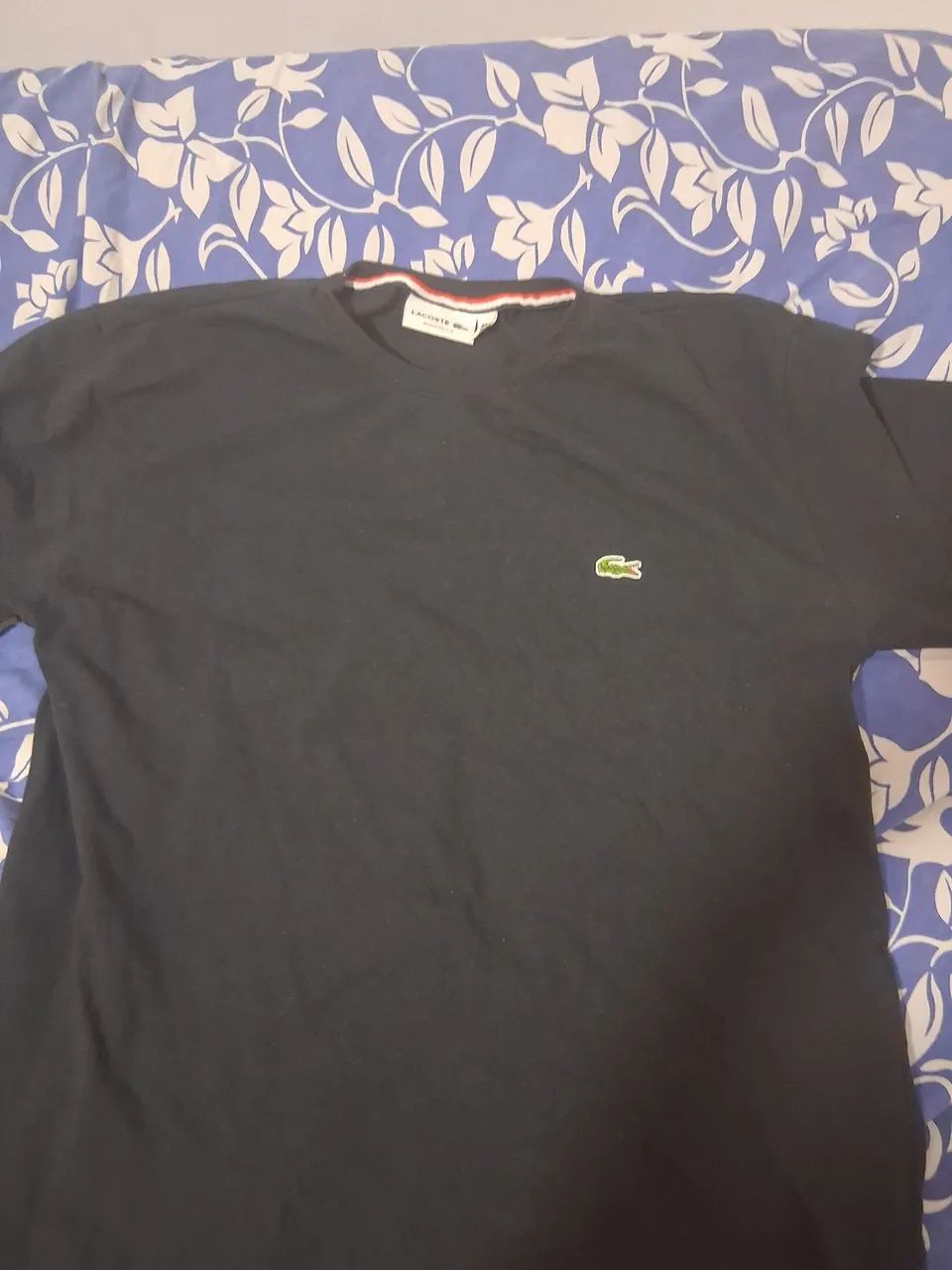 CAMISA PRETA LACOSTE