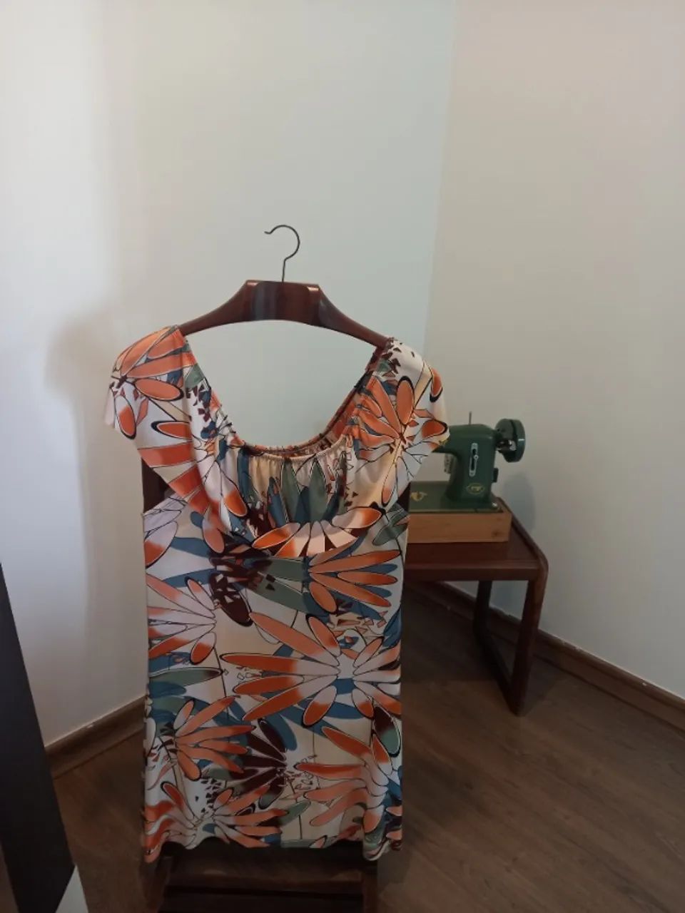 Vestido de babado estampado - verão - Foto 4